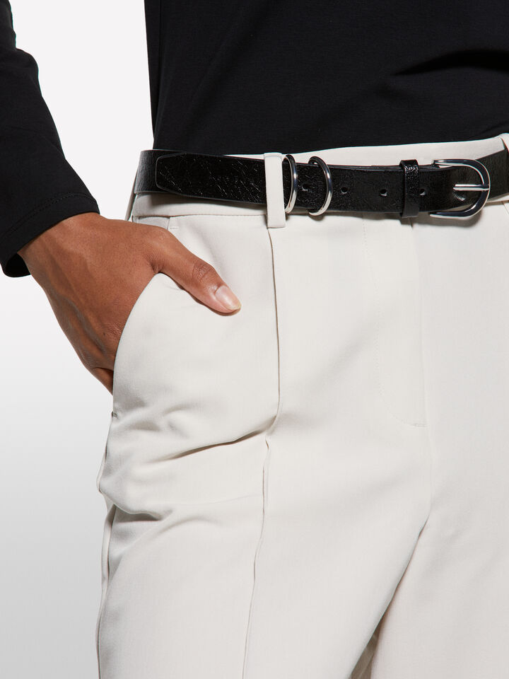 Bermudas bege relaxed fit - calças calções para mulher - Bege | Sisley image number 4